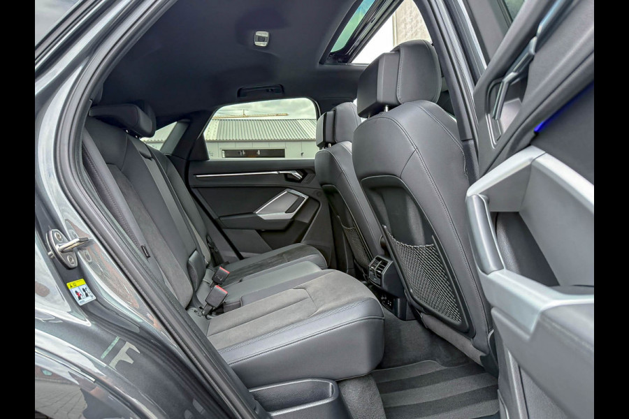 Audi Q3 Sportback 35TFSI 150pk S-Tronic Competition S Edition S-Line Pano|Leder/Alcantara|B&O|Matrix|ACC|Black|Trekh|Ambiance|RSQ3