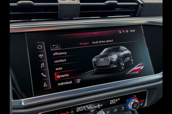 Audi Q3 Sportback 35TFSI 150pk S-Tronic Competition S Edition S-Line Pano|Leder/Alcantara|B&O|Matrix|ACC|Black|Trekh|Ambiance|RSQ3