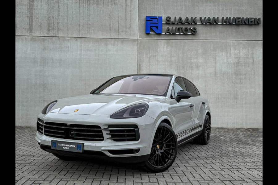Porsche Cayenne Coupé 3.0 E 462PK V6 SportDesign GTS Krijt/Kreide|Pano|HUD|Luchtv.|4-Wiel besturing|360°|ACC|Kuipstoelen|Bose|22''