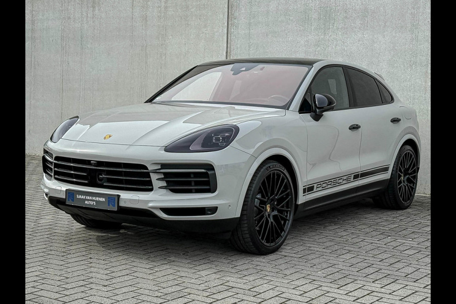 Porsche Cayenne Coupé 3.0 E 462PK V6 SportDesign GTS Krijt/Kreide|Pano|HUD|Luchtv.|4-Wiel besturing|360°|ACC|Kuipstoelen|Bose|22''