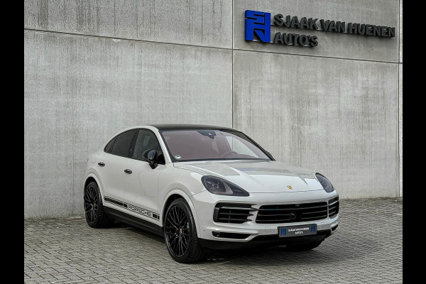 Porsche Cayenne Coupé 3.0 E 462PK V6 SportDesign GTS Krijt/Kreide|Pano|HUD|Luchtv.|4-Wiel besturing|360°|ACC|Kuipstoelen|Bose|22''