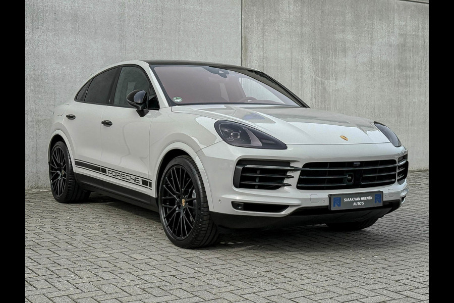 Porsche Cayenne Coupé 3.0 E 462PK V6 SportDesign GTS Krijt/Kreide|Pano|HUD|Luchtv.|4-Wiel besturing|360°|ACC|Kuipstoelen|Bose|22''