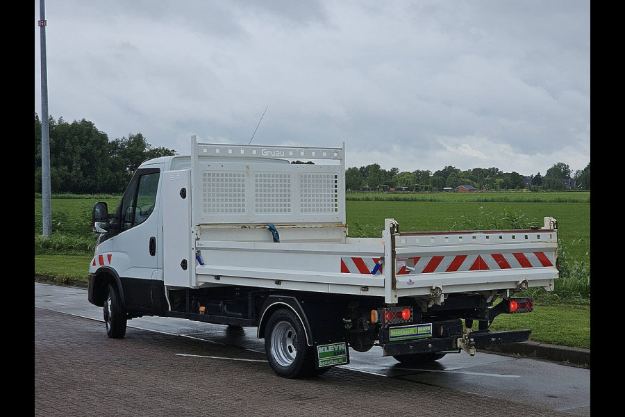 Iveco Daily 35C14V kipper, kist, airco, trekhaak, 162 dkm.
