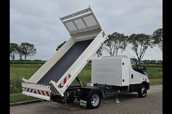 Iveco Daily 35C14V kipper, kist, airco, trekhaak, 162 dkm.