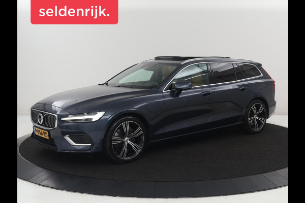 Volvo V60 2.0 T6 Recharge AWD Inscription | SOH 97.5% | Trekhaak | Panoramadak | Leder | Stoelventilatie | Stuur/stoel verwarming | Harman/Kardon | Adaptive cruise | 360 camera | Carplay | Memory |
