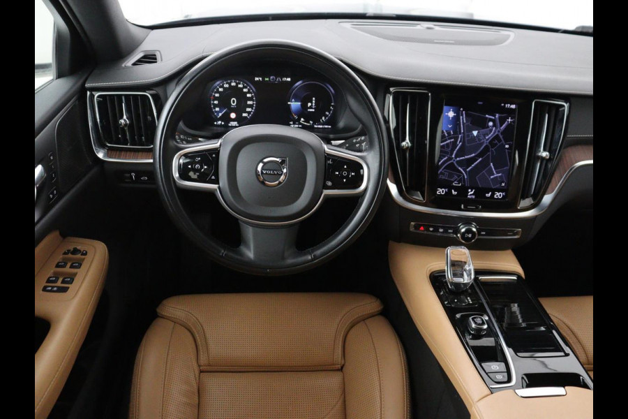 Volvo V60 2.0 T6 Recharge AWD Inscription | SOH 97.5% | Trekhaak | Panoramadak | Leder | Stoelventilatie | Stuur/stoel verwarming | Harman/Kardon | Adaptive cruise | 360 camera | Carplay | Memory |