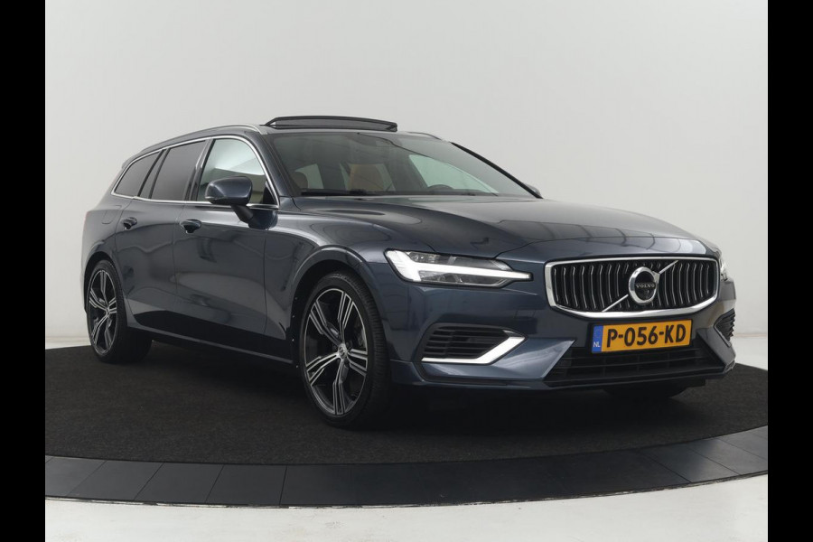 Volvo V60 2.0 T6 Recharge AWD Inscription | SOH 97.5% | Trekhaak | Panoramadak | Leder | Stoelventilatie | Stuur/stoel verwarming | Harman/Kardon | Adaptive cruise | 360 camera | Carplay | Memory |