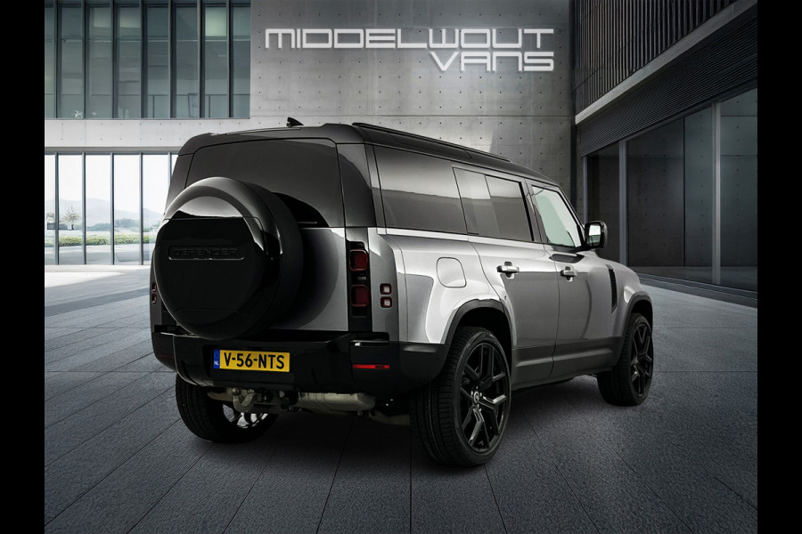 Land Rover Defender 3.0 D250 S Grijs Kenteken| 3-Pers | 3,5T-Trekhaak | 22'LMV | 360cam | stoelverwarm