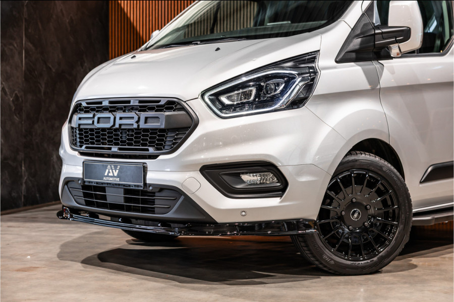 Ford Transit Custom 320 2.0 TDCI L2H1 Raptor Edition | Bi-Xenon | CarPlay | Navigatie | Camera | Stoelverwarming | Dodehoek detector | Lane Assist | DAB | 3-Zitter | Dealer onderhouden | Nieuwe APK