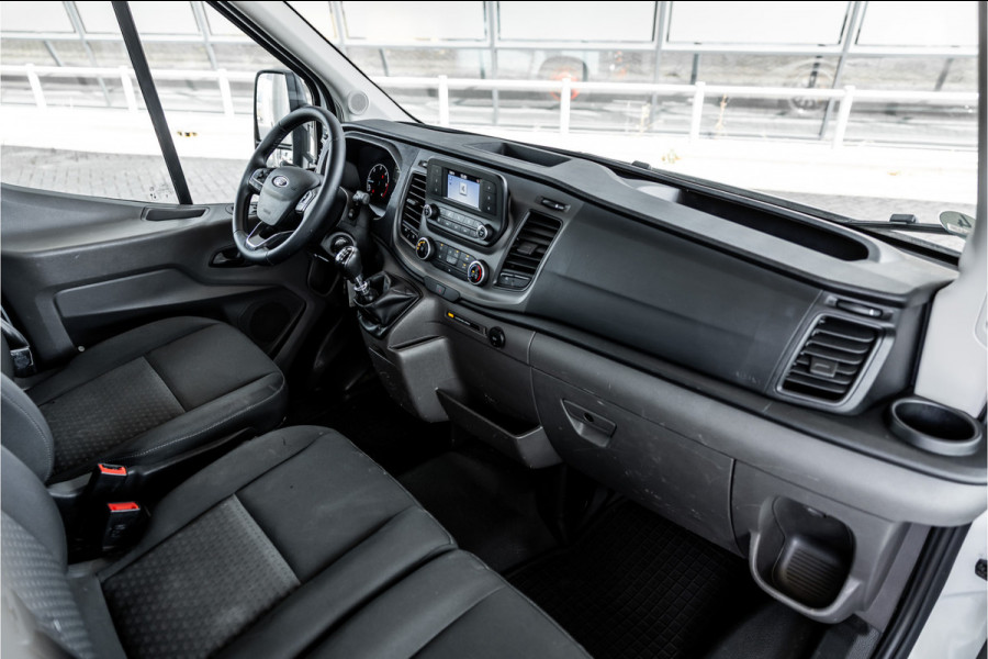 Ford Transit 310 2.0 TDCI L2H1 | Open laadbak | 3-Zitter | Cruise control | Airco | MF Stuur | Nieuwe APK | Dealer onderhouden | Euro 6