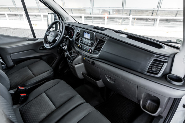 Ford Transit 310 2.0 TDCI L2H1 | Open laadbak | 3-Zitter | Cruise control | Airco | MF Stuur | Nieuwe APK | Dealer onderhouden | Euro 6
