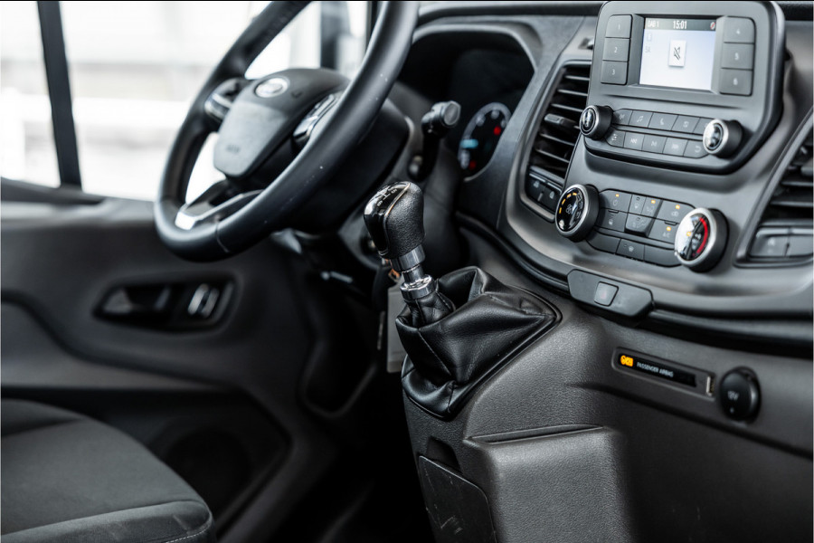 Ford Transit 310 2.0 TDCI L2H1 | Open laadbak | 3-Zitter | Cruise control | Airco | MF Stuur | Nieuwe APK | Dealer onderhouden | Euro 6