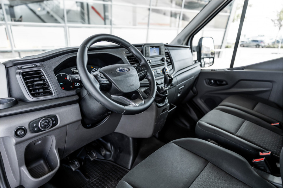 Ford Transit 310 2.0 TDCI L2H1 | Open laadbak | 3-Zitter | Cruise control | Airco | MF Stuur | Nieuwe APK | Dealer onderhouden | Euro 6