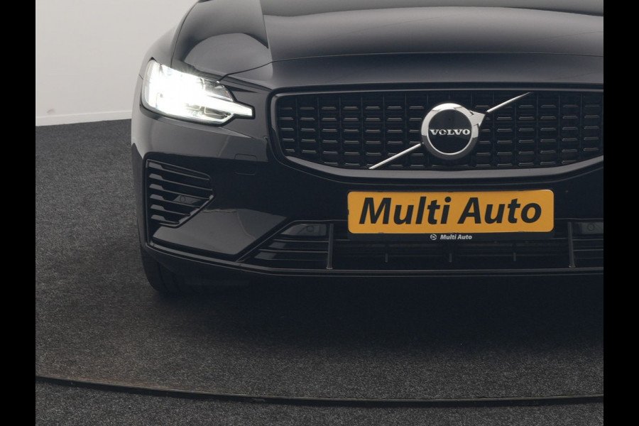 Volvo V60 T6 AWD Plus Dark PHEV 350pk Dealer O.H. | Trekhaak Af Fabriek | Adaptive Cruise | Camera | Harman / Kardon | Lederen Sportstoelen Memory & Verwarmd | Google Assistent | Stuur Verwarmd | Keyless | Apple Carplay | DAB | Plug In Hybrid |