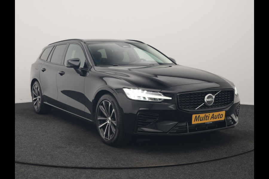 Volvo V60 T6 AWD Plus Dark PHEV 350pk Dealer O.H. | Trekhaak Af Fabriek | Adaptive Cruise | Camera | Harman / Kardon | Lederen Sportstoelen Memory & Verwarmd | Google Assistent | Stuur Verwarmd | Keyless | Apple Carplay | DAB | Plug In Hybrid |