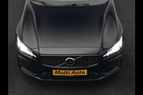 Volvo V60 T6 AWD Plus Dark PHEV 350pk Dealer O.H. | Trekhaak Af Fabriek | Adaptive Cruise | Camera | Harman / Kardon | Lederen Sportstoelen Memory & Verwarmd | Google Assistent | Stuur Verwarmd | Keyless | Apple Carplay | DAB | Plug In Hybrid |