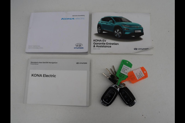Hyundai Kona EV Fashion Design 64 kWh | SOH 94.6% | Leder | Head-up | Trekhaak | Adaptive cruise | Carplay | Stoelverwarming | Krell Sound | Dodehoek detectie |