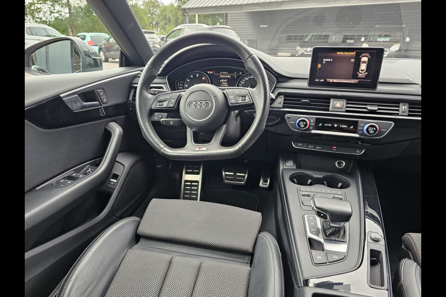 Audi A5 Sportback 35 TFSI Sport S-line edition | LED | Zwart optiek | Trekhaak | Sportstoelen | PDC | Keyless | Navi | Elek. achterklep | Afgevlakt stuur |