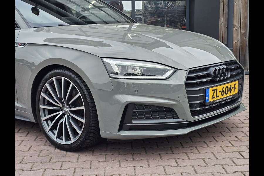 Audi A5 Sportback 35 TFSI Sport S-line edition | LED | Zwart optiek | Trekhaak | Sportstoelen | PDC | Keyless | Navi | Elek. achterklep | Afgevlakt stuur |