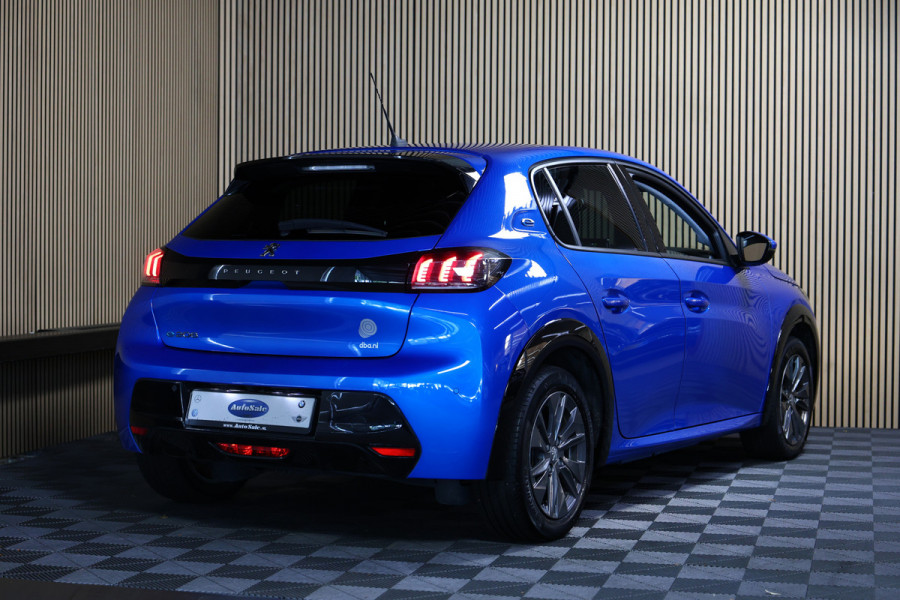 Peugeot e-208 EV Blue Lease Allure 50 kWh AVM VIRTUAL KEYLESS CLIMA CAMERA CRUISE PARK ASS BT"21