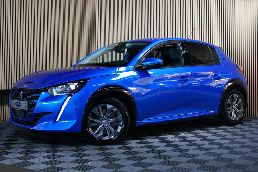 Peugeot e-208 EV Blue Lease Allure 50 kWh AVM VIRTUAL KEYLESS CLIMA CAMERA CRUISE PARK ASS BT"21