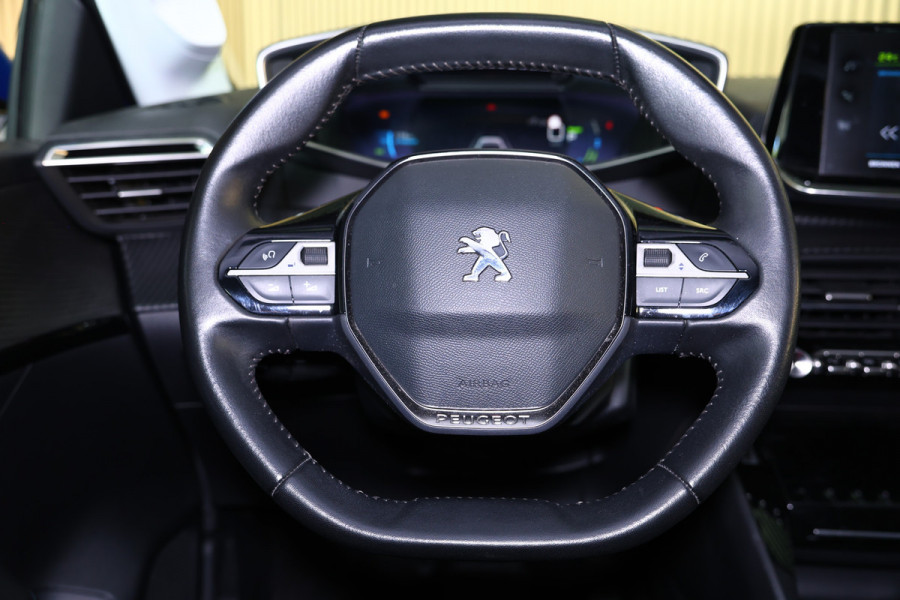 Peugeot e-208 EV Blue Lease Allure 50 kWh AVM VIRTUAL KEYLESS CLIMA CAMERA CRUISE PARK ASS BT"21