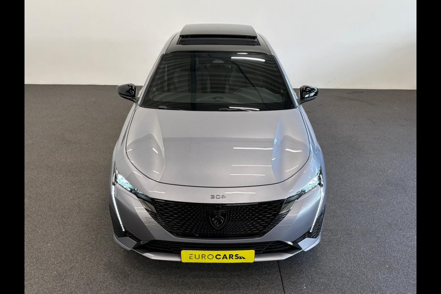 Peugeot 308 1.6 Plug-in Hybrid 180 GT Panoramadak Navigatie Apple Carplay Android Auto Camera Parkeersensoren Adaptive Cruise Control Full LED 18" LM Velgen Ambiente verlichting