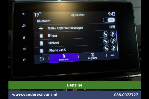 Nissan Townstar 1.3 TCe 131pk Benzine L1H1 Euro6 Airco | Camera | LED | Apple Carplay | Cruisecontrol Parkeersensoren, 1500kg trekvermogen