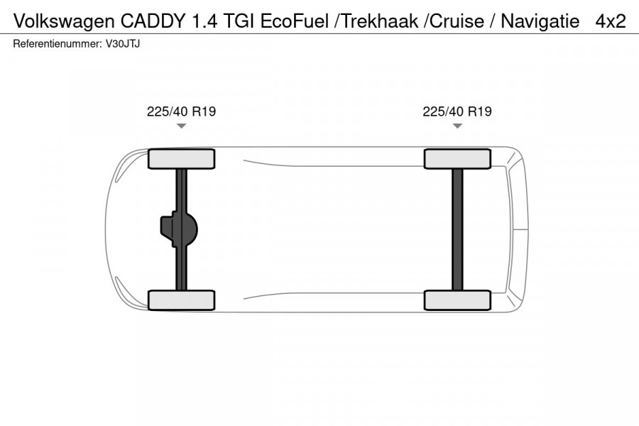 Volkswagen Caddy 1.4 TGI EcoFuel /Trekhaak /Cruise / Navigatie