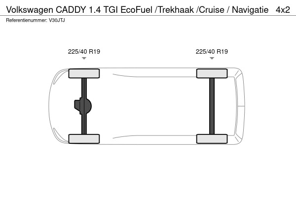 Volkswagen Caddy 1.4 TGI EcoFuel /Trekhaak /Cruise / Navigatie