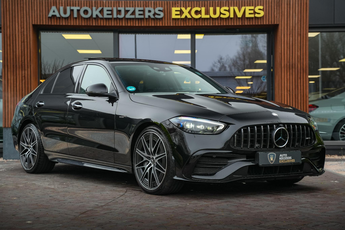 Mercedes-Benz C-Klasse AMG 43 4MATIC Panoramadak Burmester Adapt. Cruise Ambient HeadUp Nieuwe Model!
