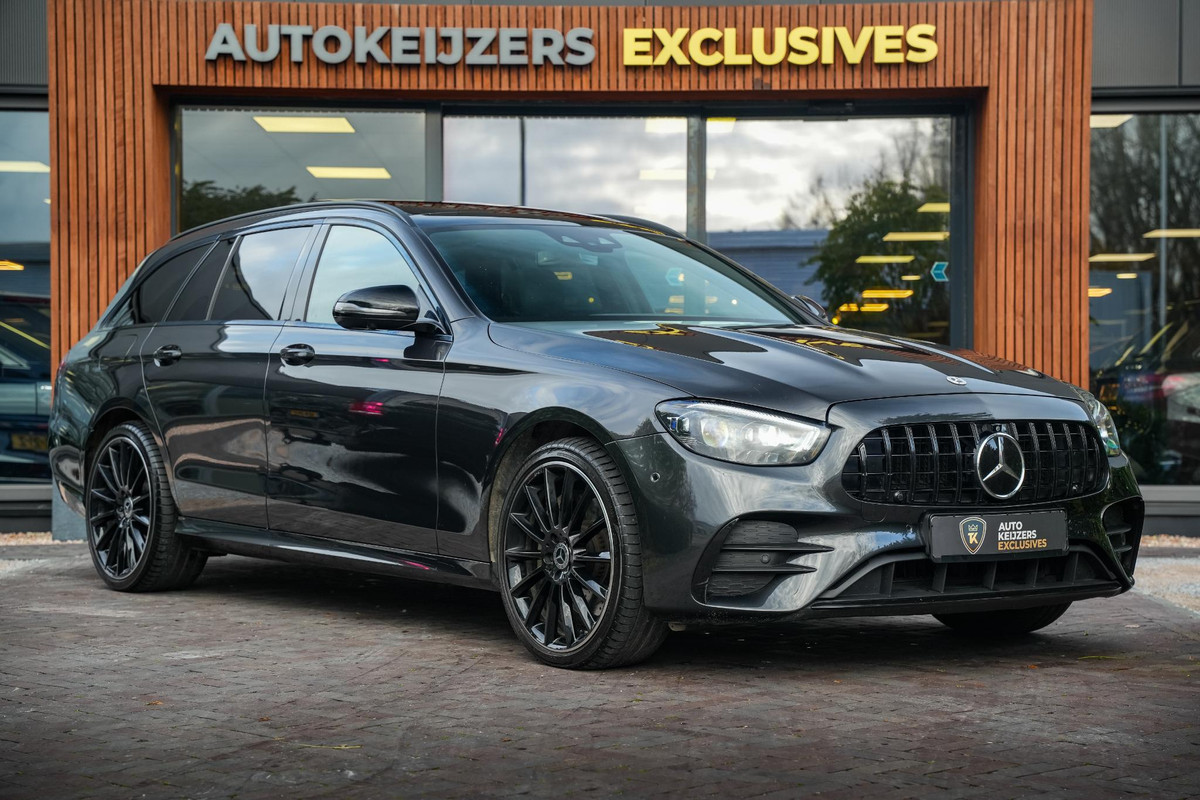 Mercedes-Benz E-Klasse 300 de Panodak Burmester 360 Camera HUD Trekhaak Keyless