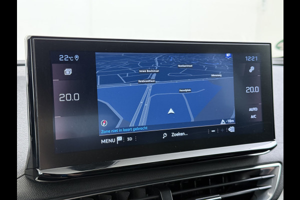 Peugeot 3008 131PK Automaat GT Adap.Cruise Stoelverwarming Elek.Achterklep 3D-Navi 360°Camera Apple Carplay Android Auto Ecc Pdc Privacy Glas Lmv Led Connected-Apps Bluetooth Lane Assist Led Dodehoeksensor Voorzien van All-Season banden