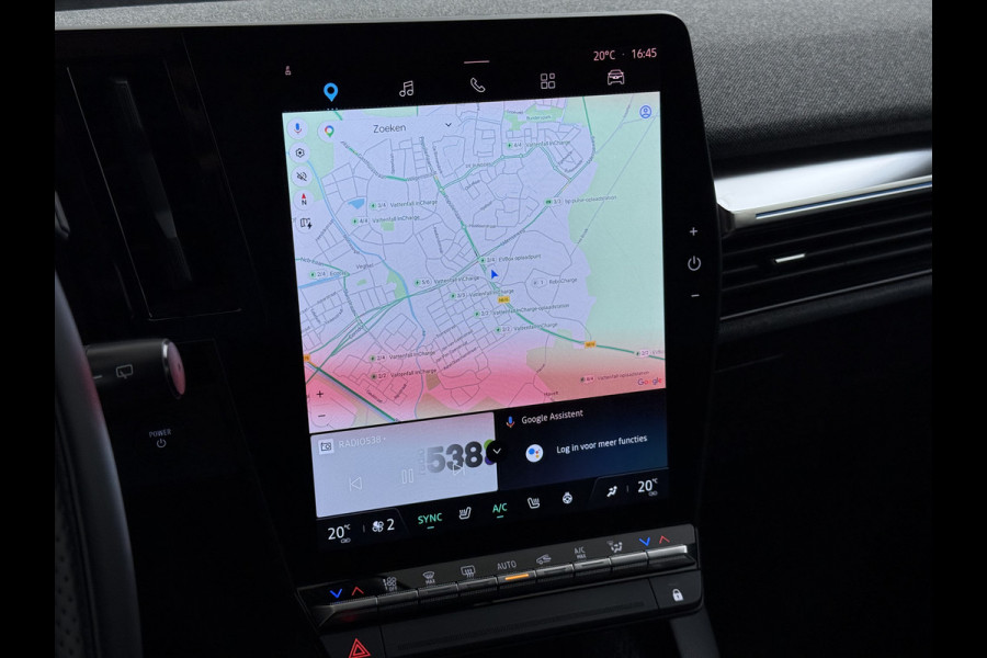 Renault Mégane E-Tech EV60 Two Tone Camera Stoel+Stuurverwarming Apple Carplay Android Auto Google®-Maps Navi Ecc Lmv 20" Optimum Charge Techno Pdc Multi-Sense Lmv Bluetooth Google Assistent ESP Lane Assist Regen-Lichtsensor 1e Eigenaar