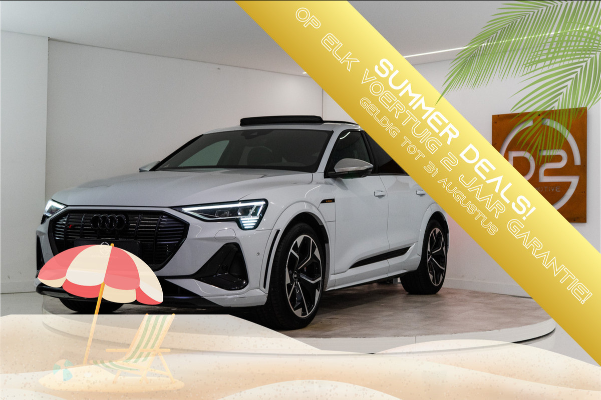 Audi e-tron Sportback S Quattro 95 kWh 504PK | Pano | Matrix | 360 | Luchtvering | Memory | Garantie