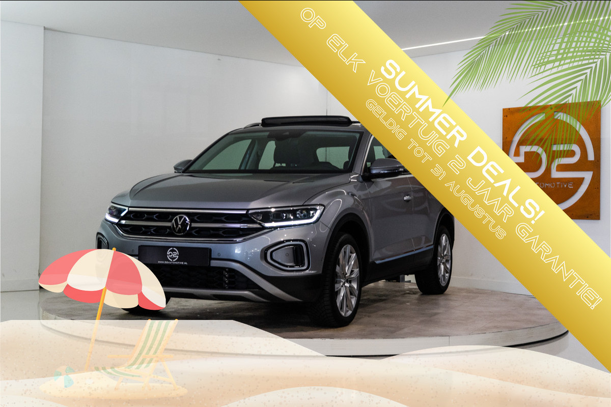 Volkswagen T-Roc 1.5 TSI Style 150PK Facelift | Pano | LED | Stoel&Stuur verw. | Carplay | Camera | 12 MND Garantie