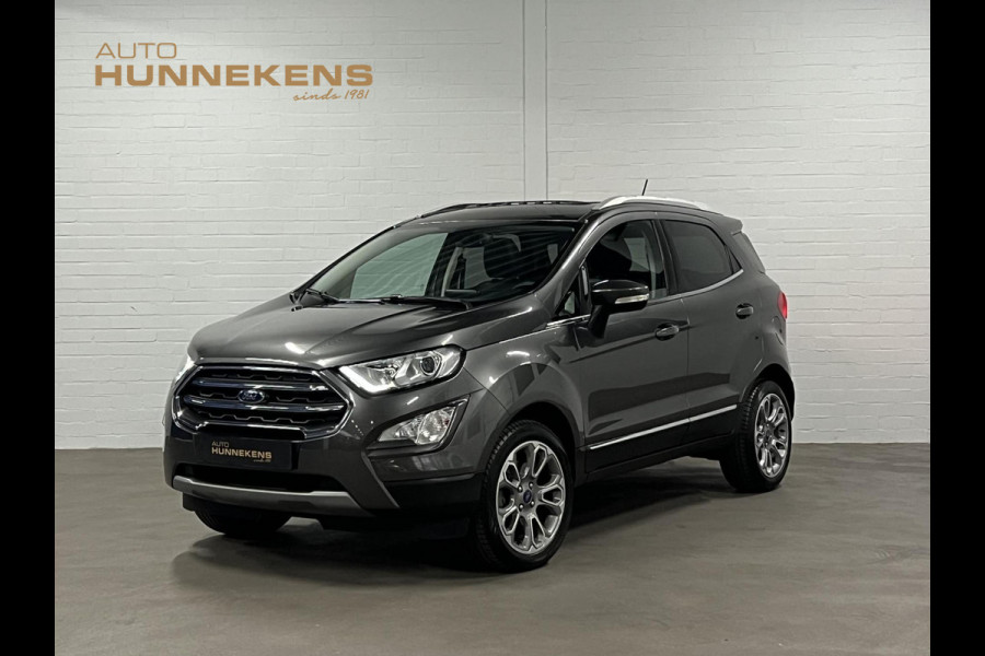 Ford EcoSport 1.0 EcoBoost Titanium Trekhaak | Open dak | Cruise control | Stuur-/Stoelverwarming | Carplay |  Verwarmde voorruit | Navigatie | Bang & Olufsen