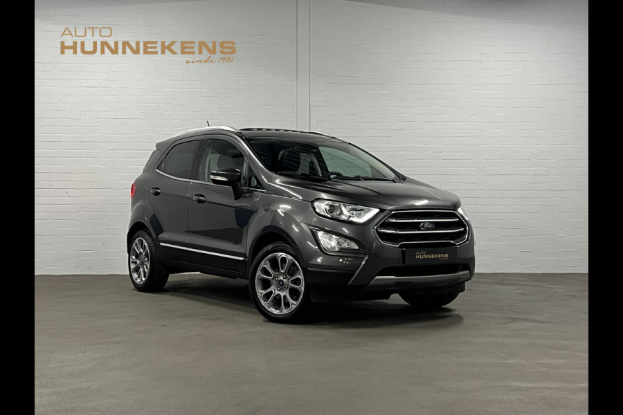 Ford EcoSport 1.0 EcoBoost Titanium Trekhaak | Open dak | Cruise control | Stuur-/Stoelverwarming | Carplay |  Verwarmde voorruit | Navigatie | Bang & Olufsen