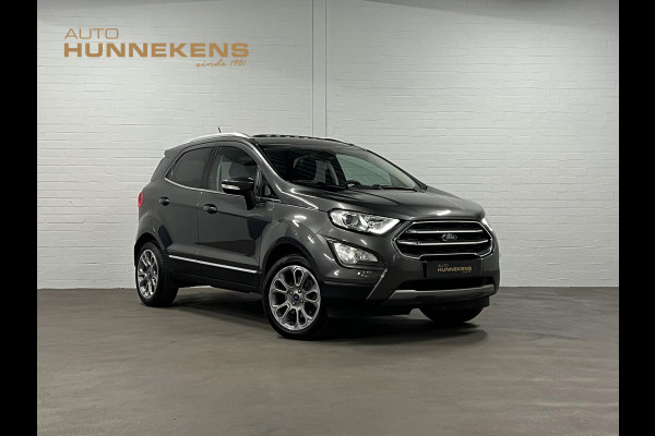 Ford EcoSport 1.0 EcoBoost Titanium Trekhaak | Open dak | Cruise control | Stuur-/Stoelverwarming | Carplay |  Verwarmde voorruit | Navigatie | Bang & Olufsen