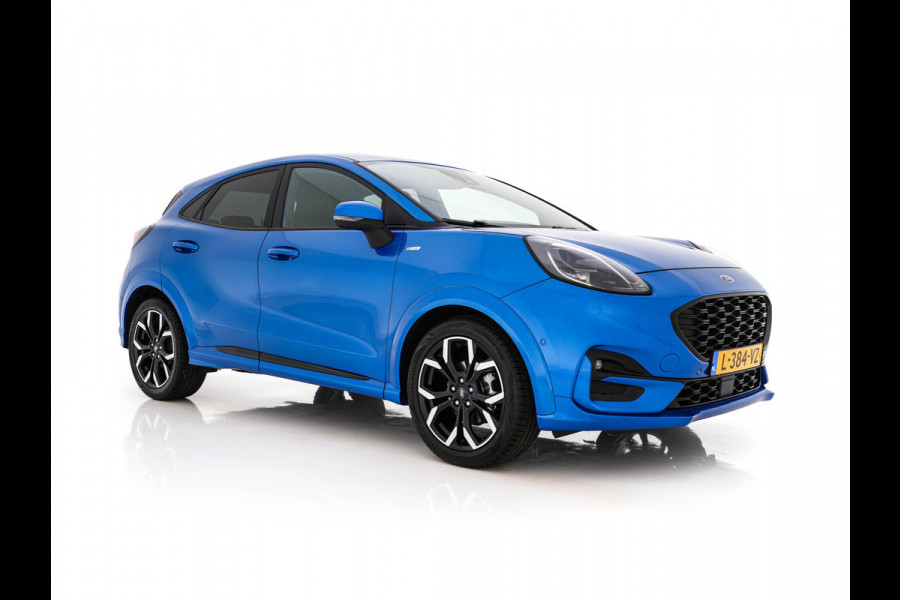 Ford Puma 1.0 EcoBoost Hybrid ST-Line X Aut. *LEATHER-FABRIC | ADAPTIVE-CRUISE | FULL-LED | BANG&OLUFSEN | BLIND-SPOT | CAMERA | HEATED-SPORTSEATS | DIGI-COCKPIT | NAVI-FULLMAP | PRIVACY-GLASS | KEYLESS | ECC | PDC | TOWBAR | 18''A
