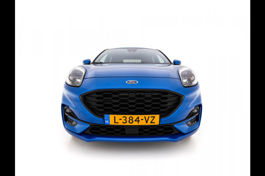 Ford Puma 1.0 EcoBoost Hybrid ST-Line X Aut. *LEATHER-FABRIC | ADAPTIVE-CRUISE | FULL-LED | BANG&OLUFSEN | BLIND-SPOT | CAMERA | HEATED-SPORTSEATS | DIGI-COCKPIT | NAVI-FULLMAP | PRIVACY-GLASS | KEYLESS | ECC | PDC | TOWBAR | 18''A