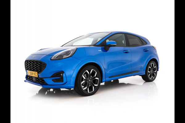 Ford Puma 1.0 EcoBoost Hybrid ST-Line X Aut. *LEATHER-FABRIC | ADAPTIVE-CRUISE | FULL-LED | BANG&OLUFSEN | BLIND-SPOT | CAMERA | HEATED-SPORTSEATS | DIGI-COCKPIT | NAVI-FULLMAP | PRIVACY-GLASS | KEYLESS | ECC | PDC | TOWBAR | 18''A