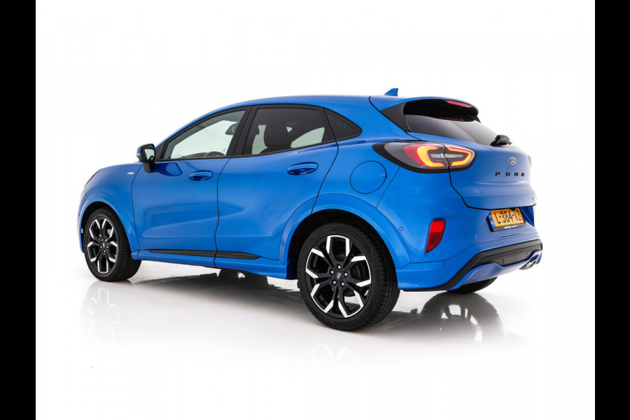 Ford Puma 1.0 EcoBoost Hybrid ST-Line X Aut. *LEATHER-FABRIC | ADAPTIVE-CRUISE | FULL-LED | BANG&OLUFSEN | BLIND-SPOT | CAMERA | HEATED-SPORTSEATS | DIGI-COCKPIT | NAVI-FULLMAP | PRIVACY-GLASS | KEYLESS | ECC | PDC | TOWBAR | 18''A