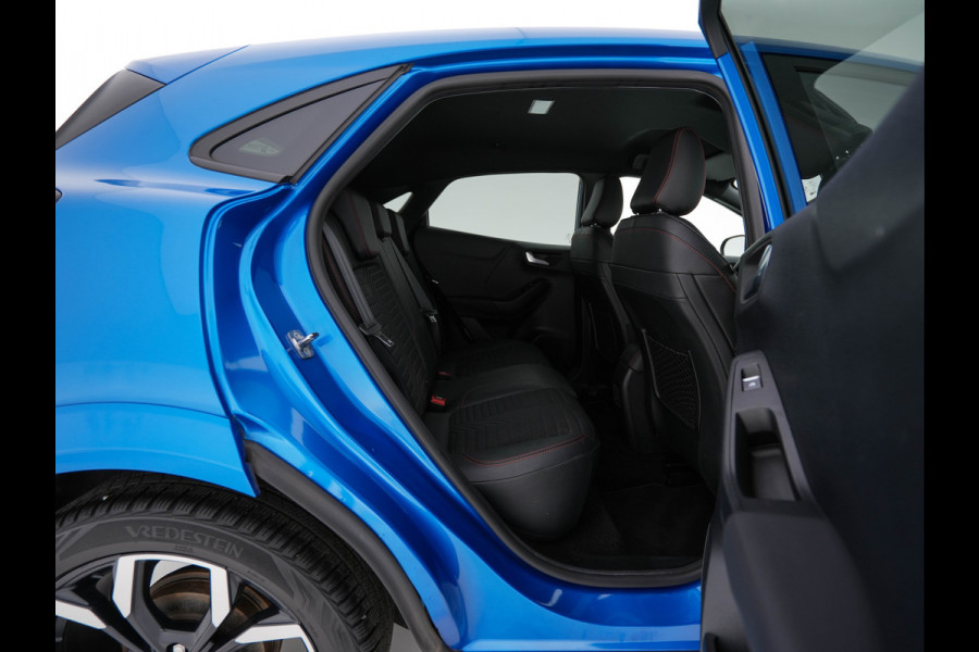 Ford Puma 1.0 EcoBoost Hybrid ST-Line X Aut. *LEATHER-FABRIC | ADAPTIVE-CRUISE | FULL-LED | BANG&OLUFSEN | BLIND-SPOT | CAMERA | HEATED-SPORTSEATS | DIGI-COCKPIT | NAVI-FULLMAP | PRIVACY-GLASS | KEYLESS | ECC | PDC | TOWBAR | 18''A