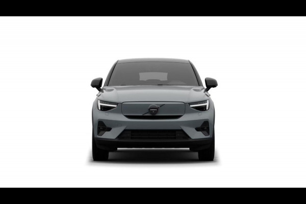 Volvo EC40 Twin Motor Plus Black Edition Europa 82 kWh Lighting Climate Visual Park Assist Dak hoogglans zwart Extra getint glas achter