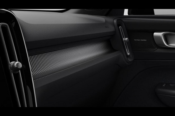 Volvo EC40 Twin Motor Plus Black Edition Europa 82 kWh Lighting Climate Visual Park Assist Dak hoogglans zwart Extra getint glas achter