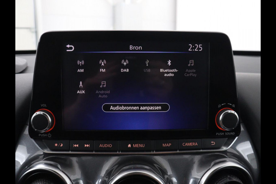 Nissan Juke 1.0 DIG-T Kiiro | Half leder | Stoelverwarming | Cruise control | Lane assist | Navigatie | Carplay | Camera | Park assist | Trekhaak