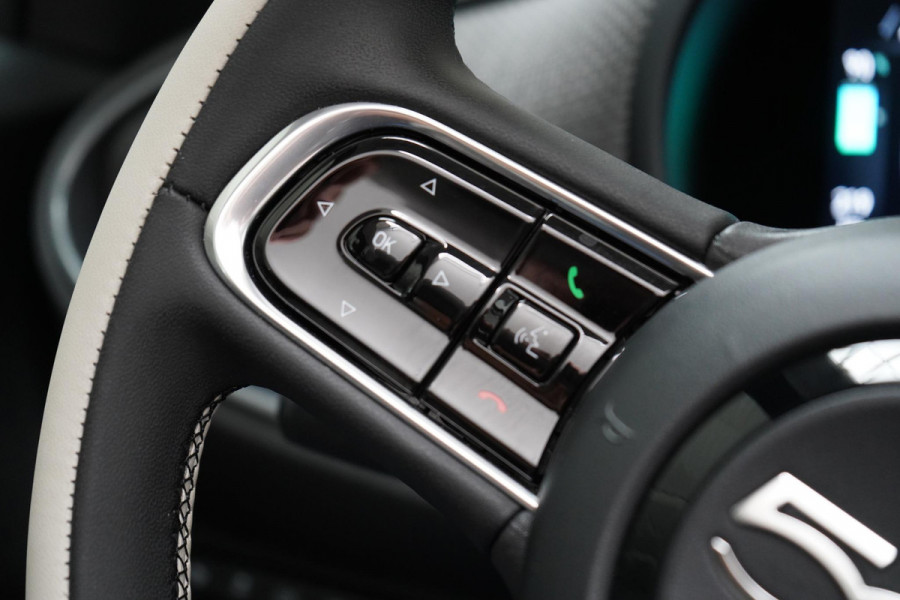 Fiat 500C La Prima 42 kWh | SoH 96,8% | Leder | Lm velgen | Navigatie | Carplay | Stoelverwarming