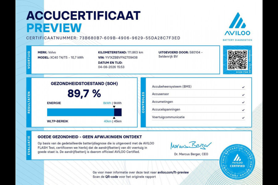 Volvo XC40 1.5 T5 Recharge Momentum Aut. Navi | Virtual display | SOH 89.7% |  Cruise Control | Stoelverwarming | Camera | Trekhaak | Stuurverwarming | DAB+ | Carplay