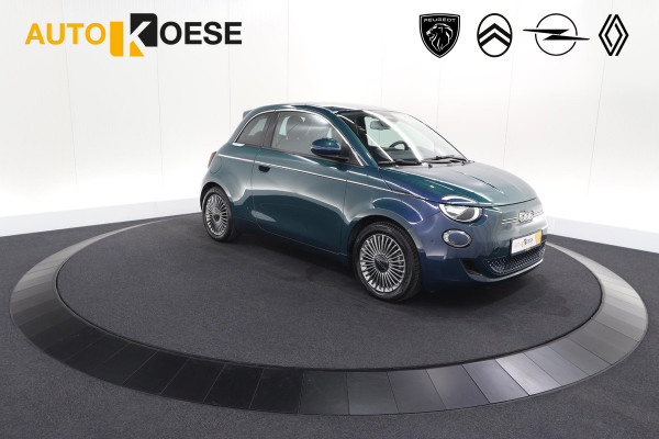Fiat 500 Icon 42 kWh | SOH 96% | Convenience Pack | Camera | Dodehoekdetectie | Stoelverwarming